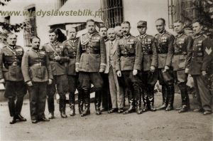 Święto pułkowe w 1934 roku. Najstarsi weterani 12pp. Drugi od prawej kpt. Władysław Steblik